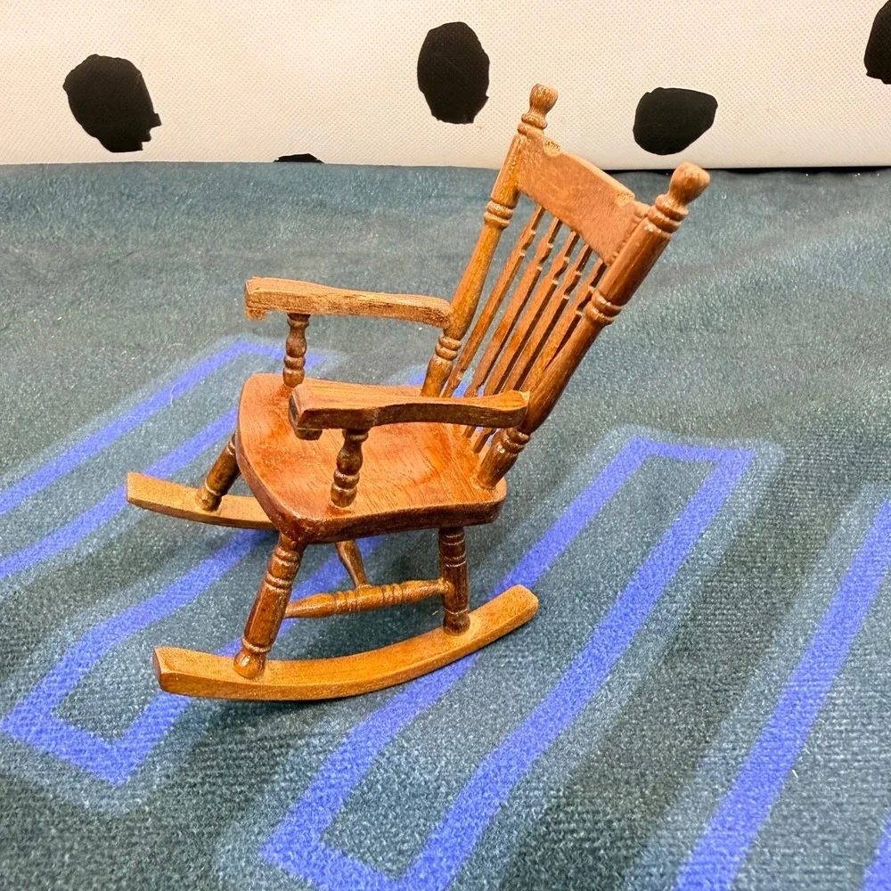 Concord Miniatures Rocking Chair Dollhouse Wood 1:12 Scale 5321.00
